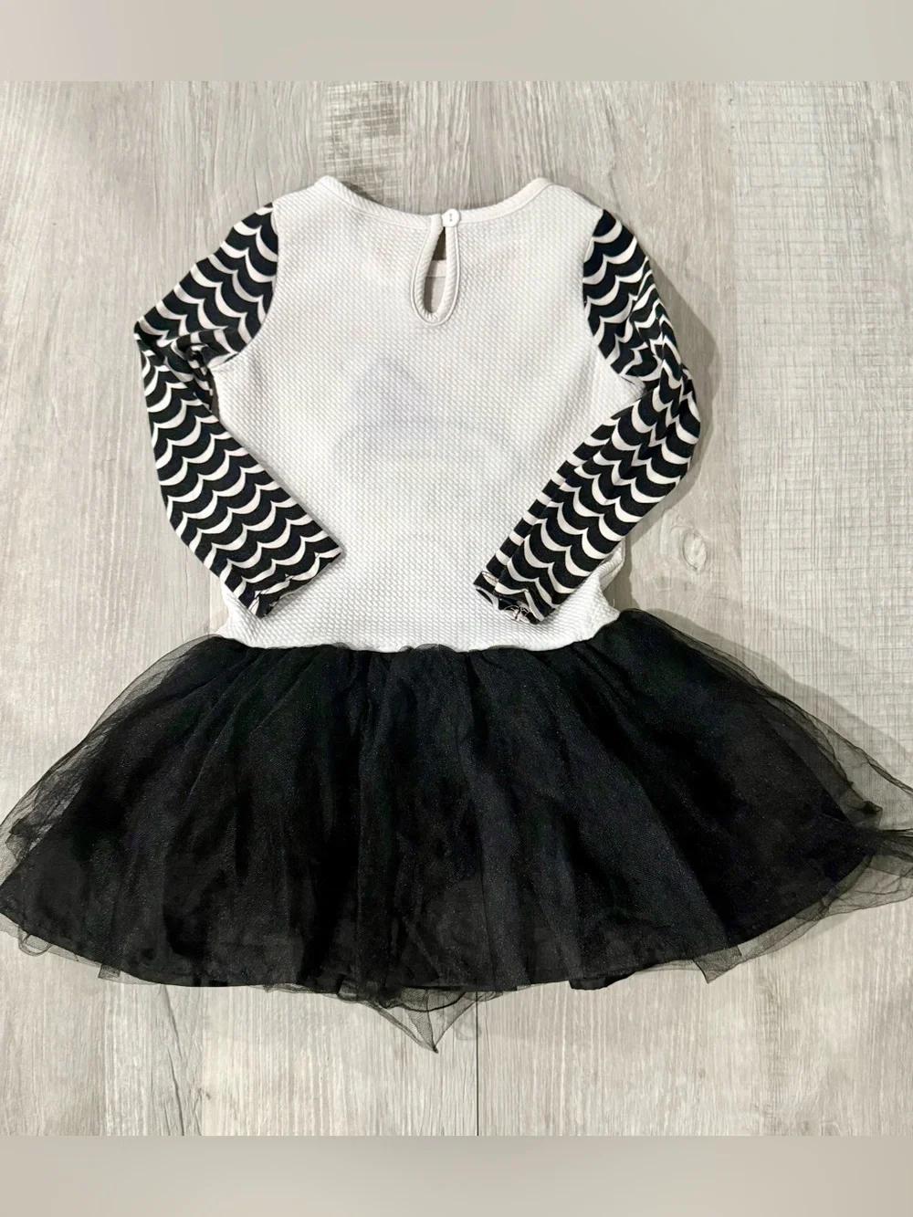 Rare Editions Girls 4T Halloween Owl Applique Tulle Tutu Fit & Flare Dress